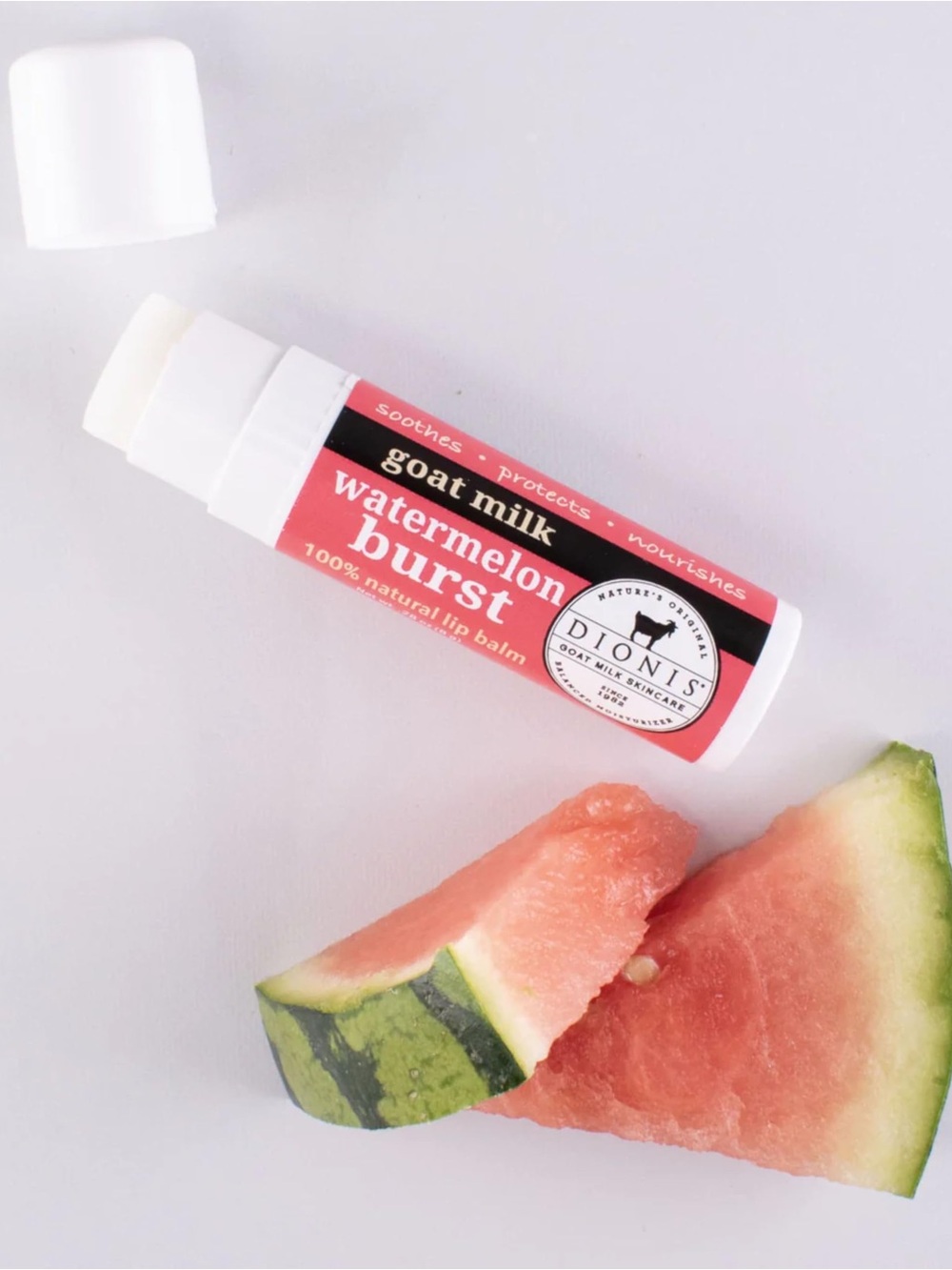 Dionis Goat Milk Lip Balm Watermelon Burst Jumbo NWT Hydrating - Picture 5 of 6